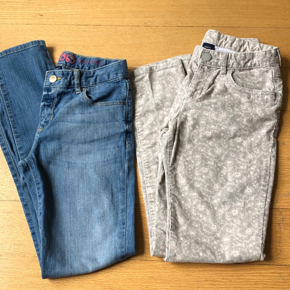 GapKids bottoms (1 jeans + 1 corduroy pants)